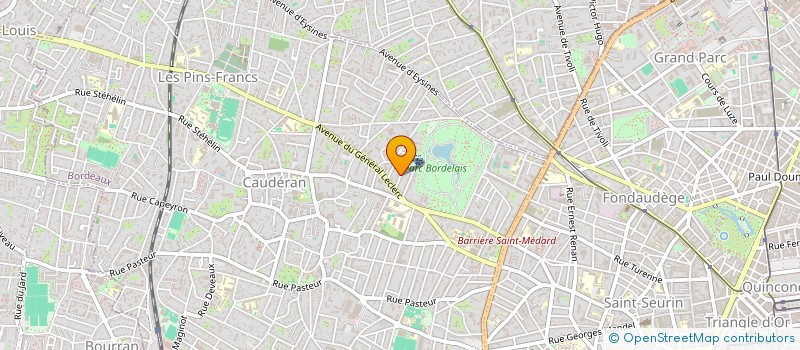 localisation de l'entreprise MONSIEUR SEBASTIEN LALLEMAND  BORDEAUX