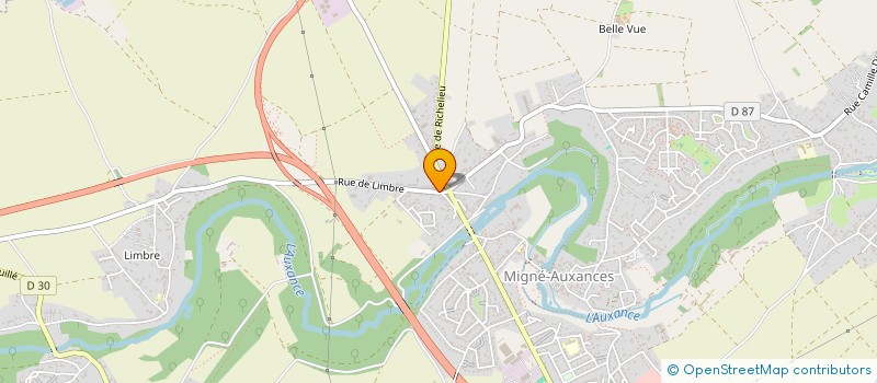 localisation de l'entreprise MONSIEUR SEBASTIEN LALLEMAND  MIGNE-AUXANCES