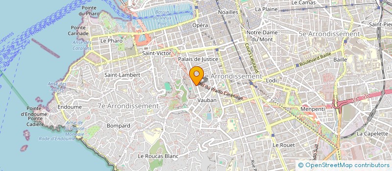 localisation de l'entreprise MONSIEUR SEBASTIEN LALLEMAND à MARSEILLE