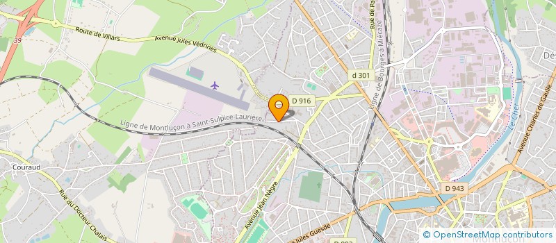 localisation de l'entreprise MONSIEUR SEBASTIEN LALLIER à MONTLUCON