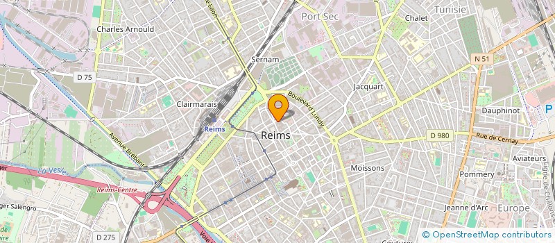 localisation de l'entreprise MONSIEUR SEBASTIEN LALOUA à REIMS