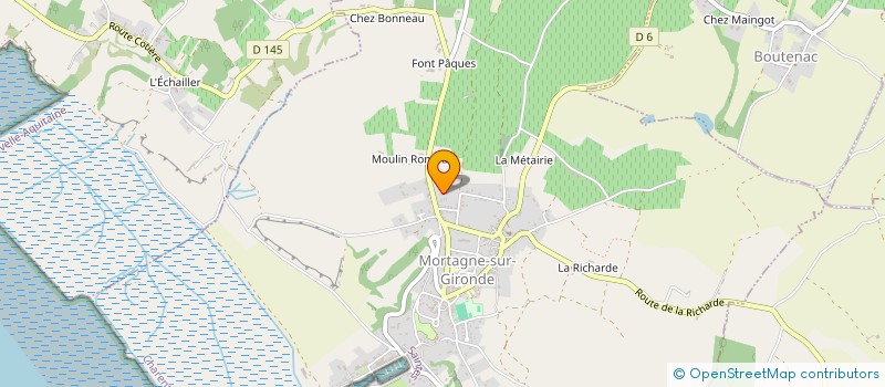 localisation de l'entreprise MONSIEUR SEBASTIEN LAMAISON à MORTAGNE-SUR-GIRONDE
