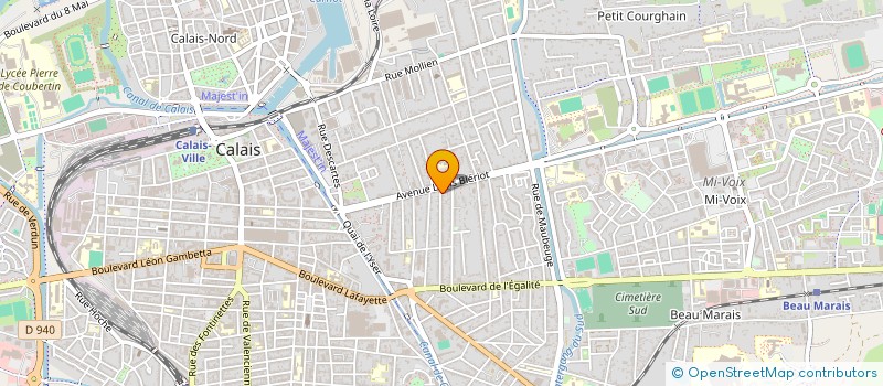 localisation de l'entreprise MONSIEUR SEBASTIEN LAMARRE à CALAIS