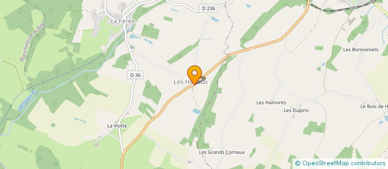 localisation de l'entreprise MONSIEUR SEBASTIEN LAMBERT  LA FEREE