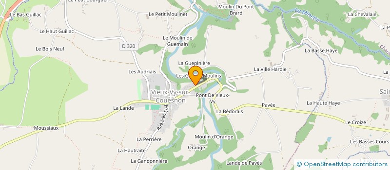 localisation de l'entreprise MONSIEUR SEBASTIEN LAMBERT  VIEUX-VY-SUR-COUESNON