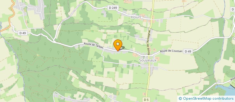 localisation de l'entreprise MONSIEUR SEBASTIEN LAMON ESQUERROU  LASLADES