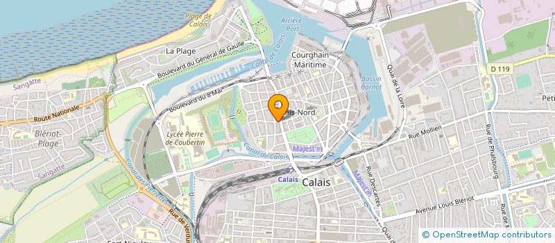 localisation de l'entreprise MONSIEUR SEBASTIEN LAMOUR  CALAIS