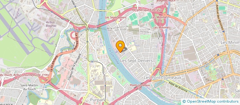 localisation de l'entreprise MONSIEUR SEBASTIEN LAMOUR à TOULOUSE