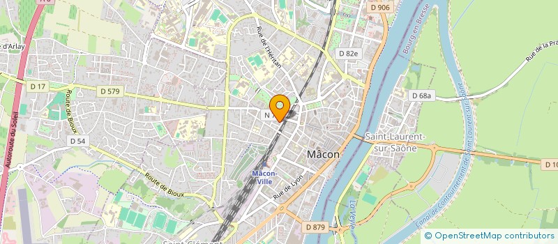 localisation de l'entreprise MONSIEUR SEBASTIEN LAMOUREIX  MACON