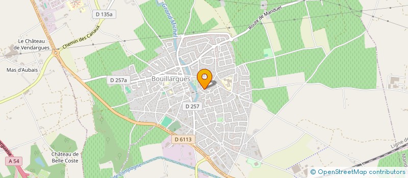 localisation de l'entreprise MONSIEUR SEBASTIEN LAMY  BOUILLARGUES