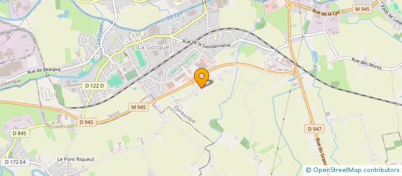 localisation de l'entreprise MONSIEUR SEBASTIEN LANCELOT  LA GORGUE