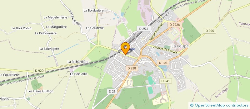 localisation de l'entreprise MONSIEUR SEBASTIEN LANDAIS à LA LOUPE