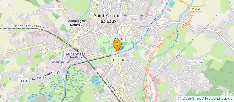 localisation de l'entreprise MONSIEUR SEBASTIEN LANDAS  SAINT-AMAND-LES-EAUX