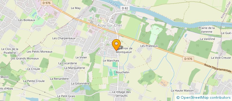 localisation de l'entreprise MONSIEUR SEBASTIEN LANDAS  AZAY-SUR-CHER