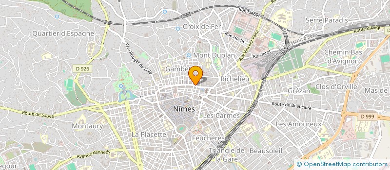 localisation de l'entreprise MONSIEUR SEBASTIEN LANDRIN  NIMES