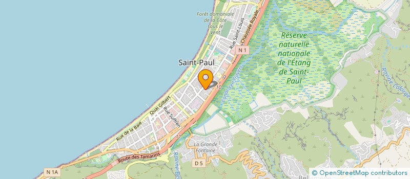 localisation de l'entreprise MONSIEUR SEBASTIEN LANGLET à SAINT-PAUL
