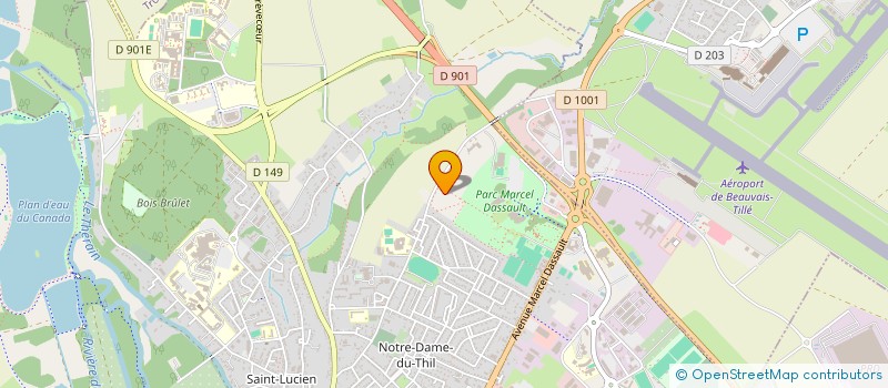 localisation de l'entreprise MONSIEUR SEBASTIEN LANGLOIS  BEAUVAIS