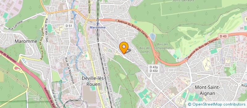 localisation de l'entreprise MONSIEUR SEBASTIEN LANNEL à DEVILLE-LES-ROUEN