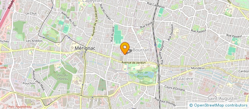 localisation de l'entreprise MONSIEUR SEBASTIEN LANNUZEL  MERIGNAC