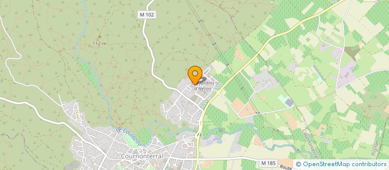 localisation de l'entreprise MONSIEUR SEBASTIEN LANTELME à COURNONTERRAL