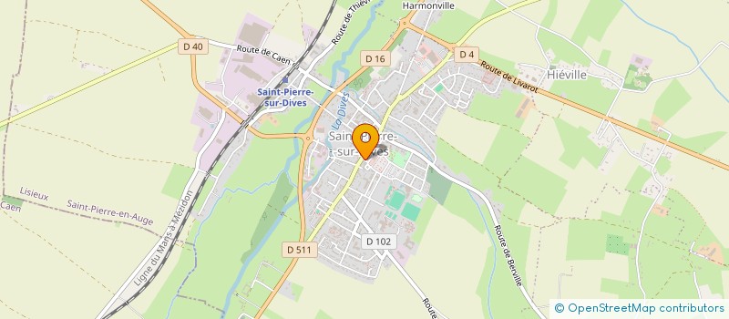 localisation de l'entreprise MONSIEUR SEBASTIEN LANTIER  SAINT-PIERRE-EN-AUGE