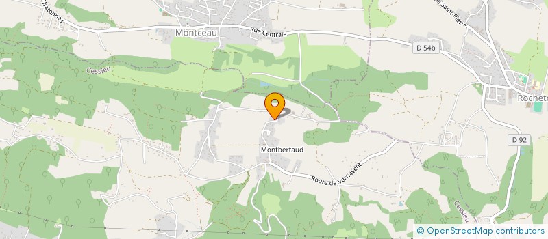 localisation de l'entreprise MONSIEUR SEBASTIEN LAPART  CESSIEU