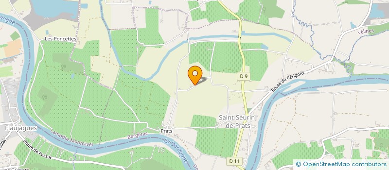 localisation de l'entreprise MONSIEUR SEBASTIEN LAPEYRIE  SAINT-SEURIN-DE-PRATS