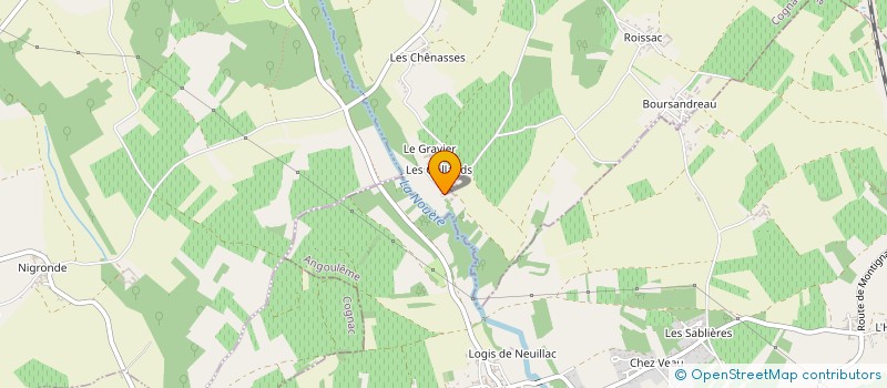 localisation de l'entreprise MONSIEUR SEBASTIEN LAPEYRONNIE à SAINT-GENIS-D'HIERSAC