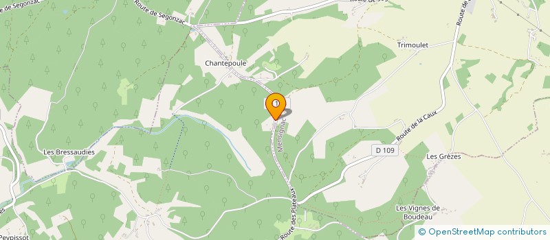 localisation de l'entreprise MONSIEUR SEBASTIEN LAPLAGNE à MANZAC-SUR-VERN