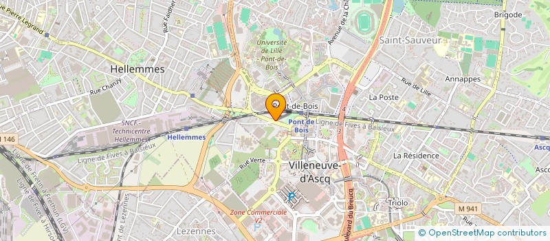 localisation de l'entreprise MONSIEUR SEBASTIEN LARBAIN à VILLENEUVE-D'ASCQ