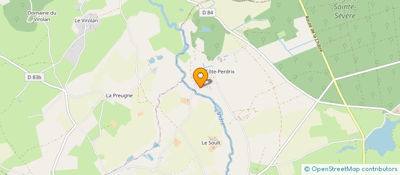 localisation de l'entreprise MONSIEUR SEBASTIEN LARCHER à SAINTE-SEVERE-SUR-INDRE