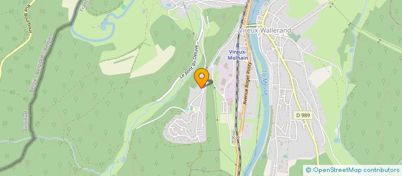 localisation de l'entreprise MONSIEUR SEBASTIEN LARCHER  VIREUX-MOLHAIN