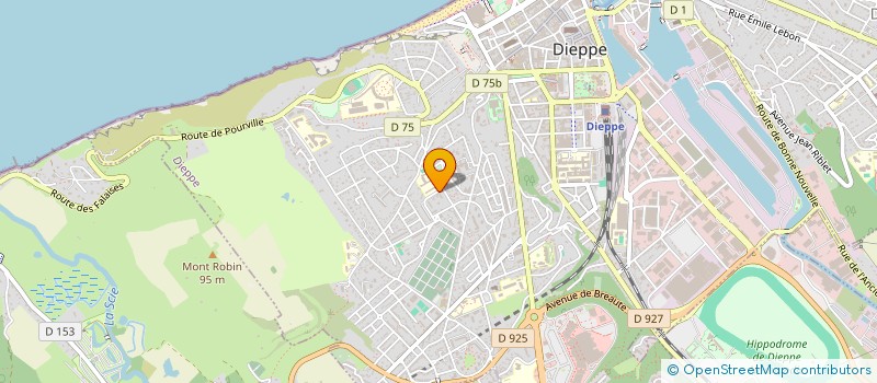 localisation de l'entreprise MONSIEUR SEBASTIEN LARDANS  DIEPPE