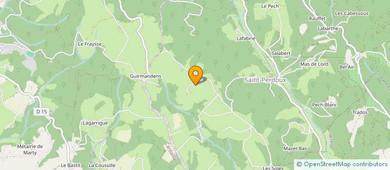 localisation de l'entreprise MONSIEUR SEBASTIEN LARGUILLE  SAINT-PERDOUX