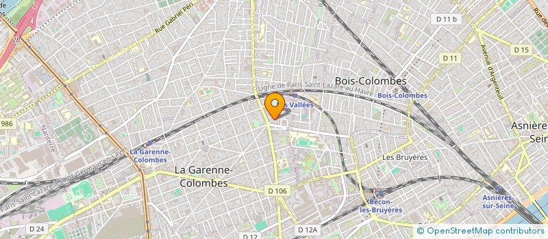 localisation de l'entreprise MONSIEUR SEBASTIEN LARIGNON à LA GARENNE-COLOMBES