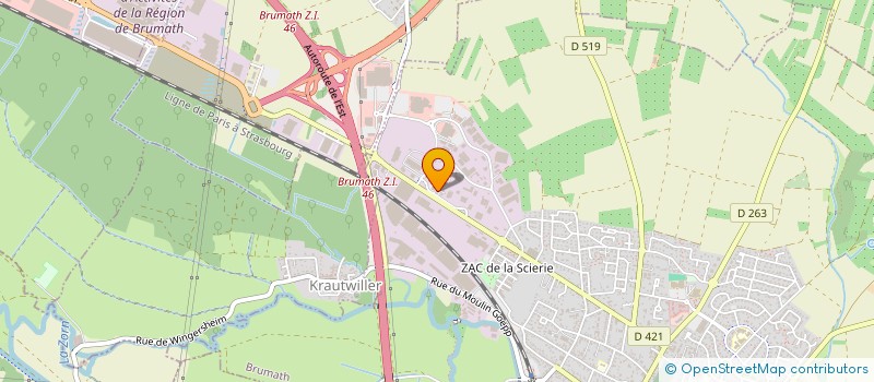 localisation de l'entreprise MONSIEUR SEBASTIEN LARMET  WILLGOTTHEIM