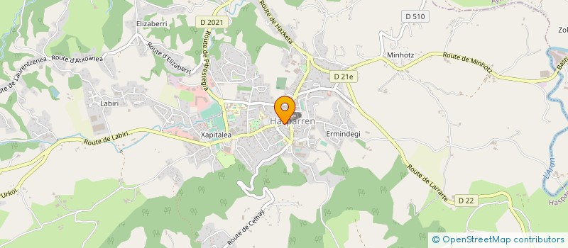 localisation de l'entreprise MONSIEUR SEBASTIEN LARRETCHE à HASPARREN