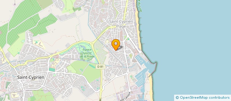 localisation de l'entreprise MONSIEUR SEBASTIEN LARROQUE à SAINT-CYPRIEN