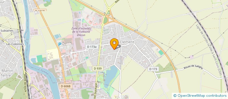 localisation de l'entreprise MONSIEUR SEBASTIEN LASNIER  SAINT-CLEMENT