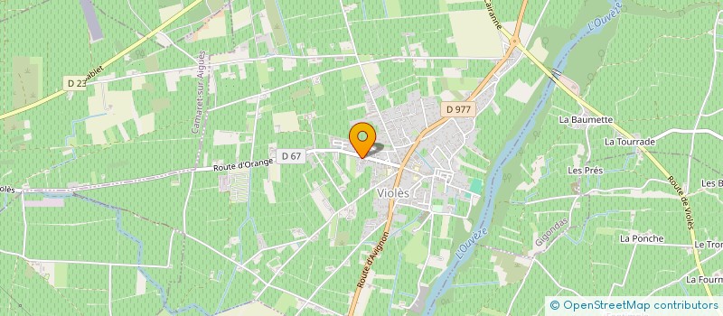 localisation de l'entreprise MONSIEUR SEBASTIEN LATOUR  VIOLES