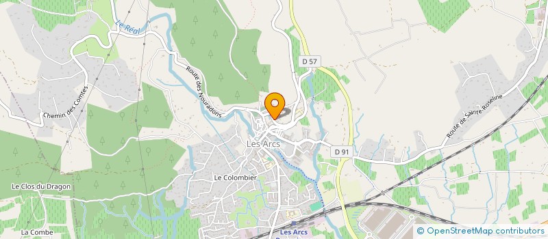 localisation de l'entreprise MONSIEUR SEBASTIEN LATRIGLIA  LORGUES