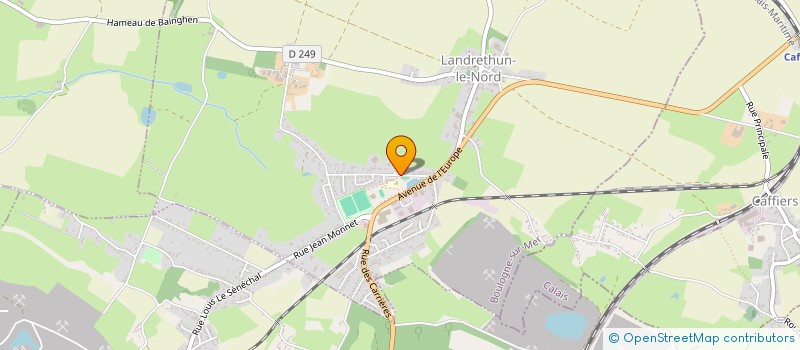 localisation de l'entreprise MONSIEUR SEBASTIEN LATTEUX à LANDRETHUN-LE-NORD