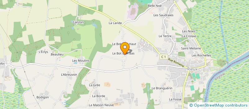 localisation de l'entreprise MONSIEUR SEBASTIEN LAUNAY  RIEUX