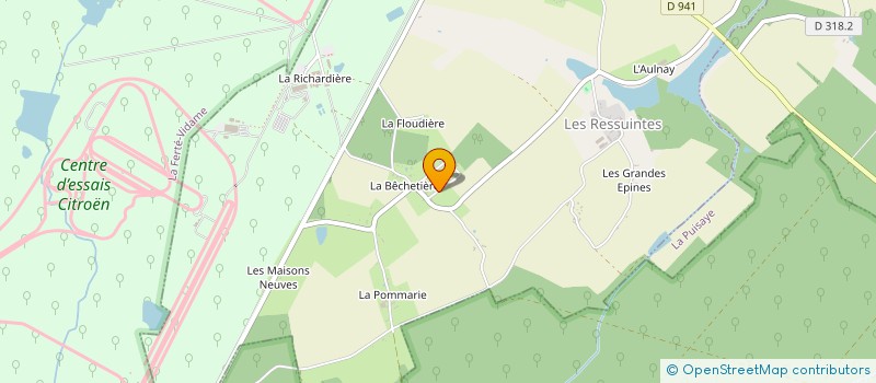 localisation de l'entreprise MONSIEUR SEBASTIEN LAUNAY à LES RESSUINTES