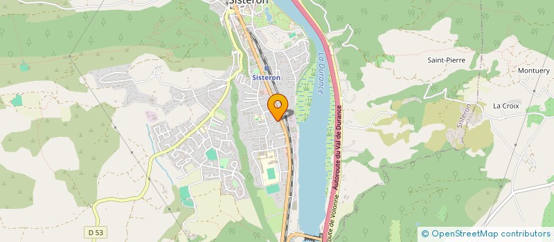 localisation de l'entreprise MONSIEUR SEBASTIEN LAURENS  SISTERON