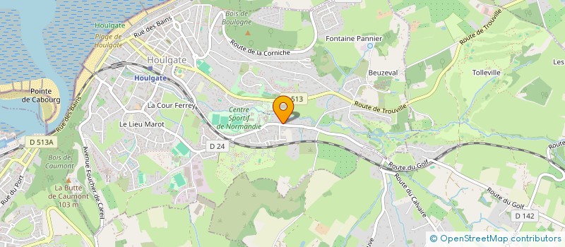 localisation de l'entreprise MONSIEUR SEBASTIEN LAURENT  HOULGATE