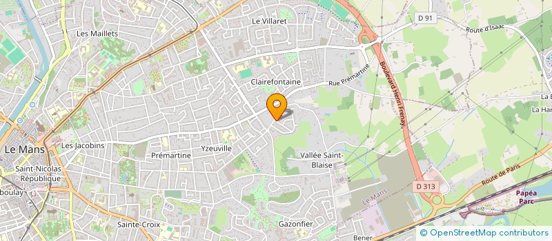 localisation de l'entreprise MONSIEUR SEBASTIEN LAURENT  LE MANS