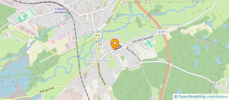 localisation de l'entreprise MONSIEUR SEBASTIEN LAURENT  SAINT-SAUVEUR