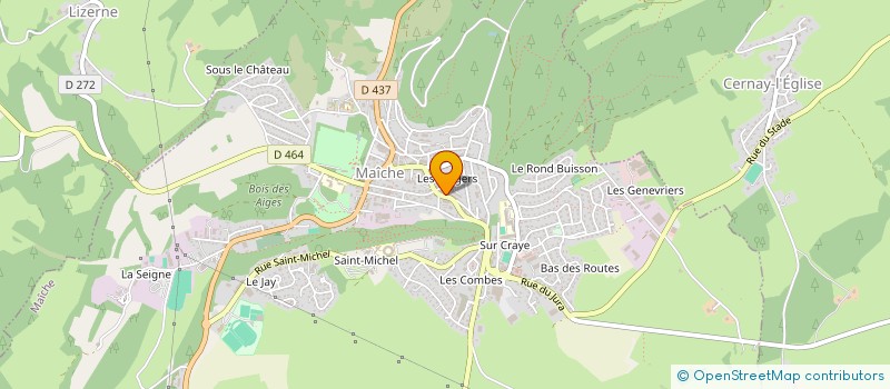 localisation de l'entreprise MONSIEUR SEBASTIEN LAURENT  MAICHE