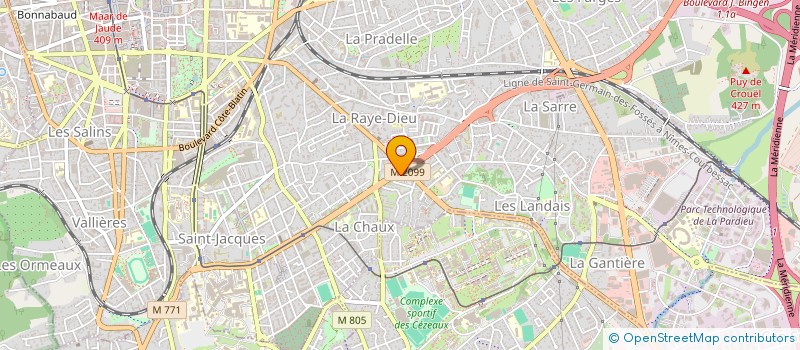 localisation de l'entreprise MONSIEUR SEBASTIEN LAURIER  CLERMONT-FERRAND